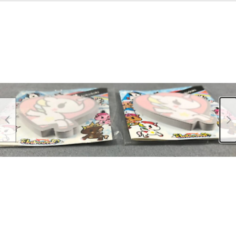 2 Pkg Tokidoki Unicorno Sticky Notes Unused - Picture 4 of 4